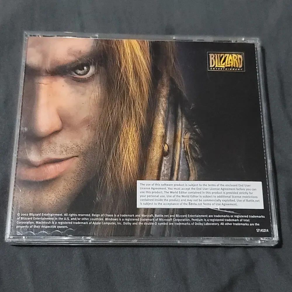 Vtg 2002 Blizzard WARCRAFT III REIGN OF CHAOSCD PC Game